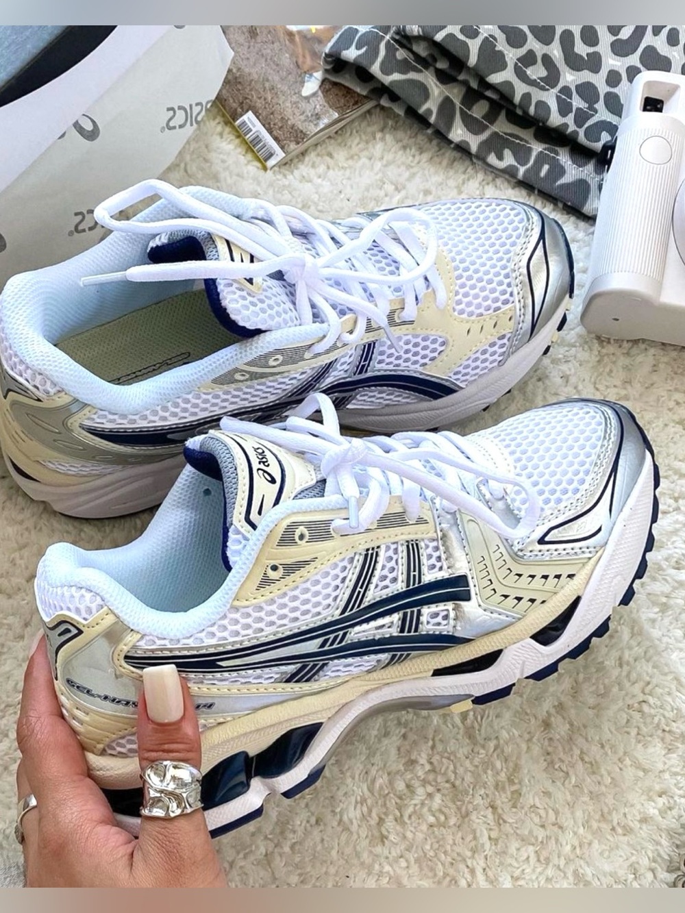 ASICS Gel-Kayano 14 Women's Athletic Running Shoes - Picture 10 of 13